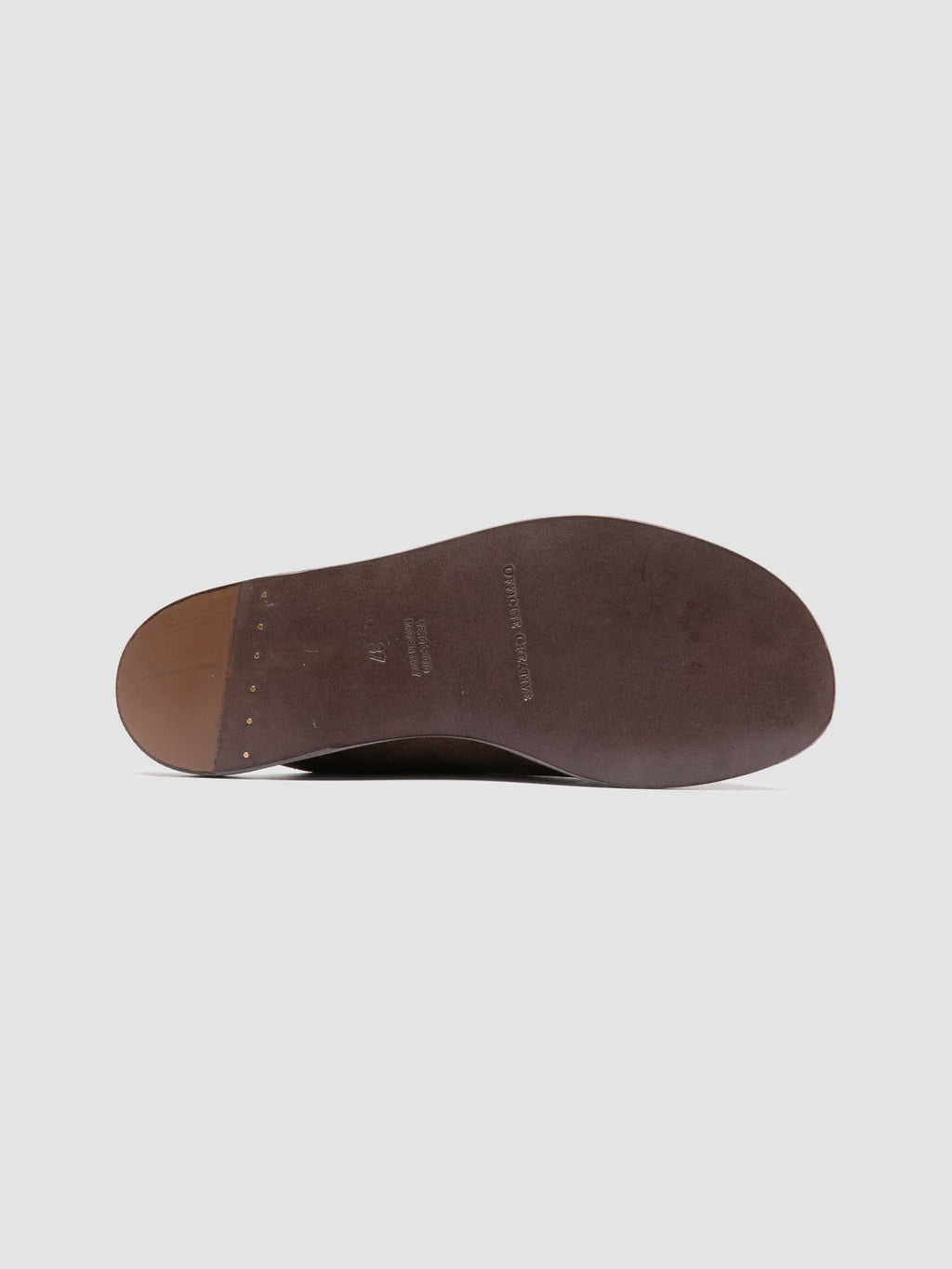 ITACA 054 - Slide in Pelle Scamosciata Marrone - image 5,side view