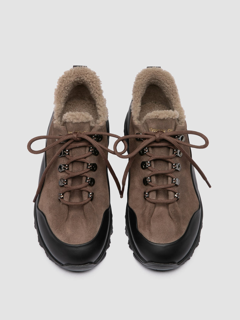 ITINERE 103 - Sneaker in Pelle Color Tortora