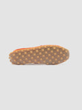 JARRED 101 - Sneaker Basse in Pelle Scamosciata Color Ruggine - thumb image 5,side view