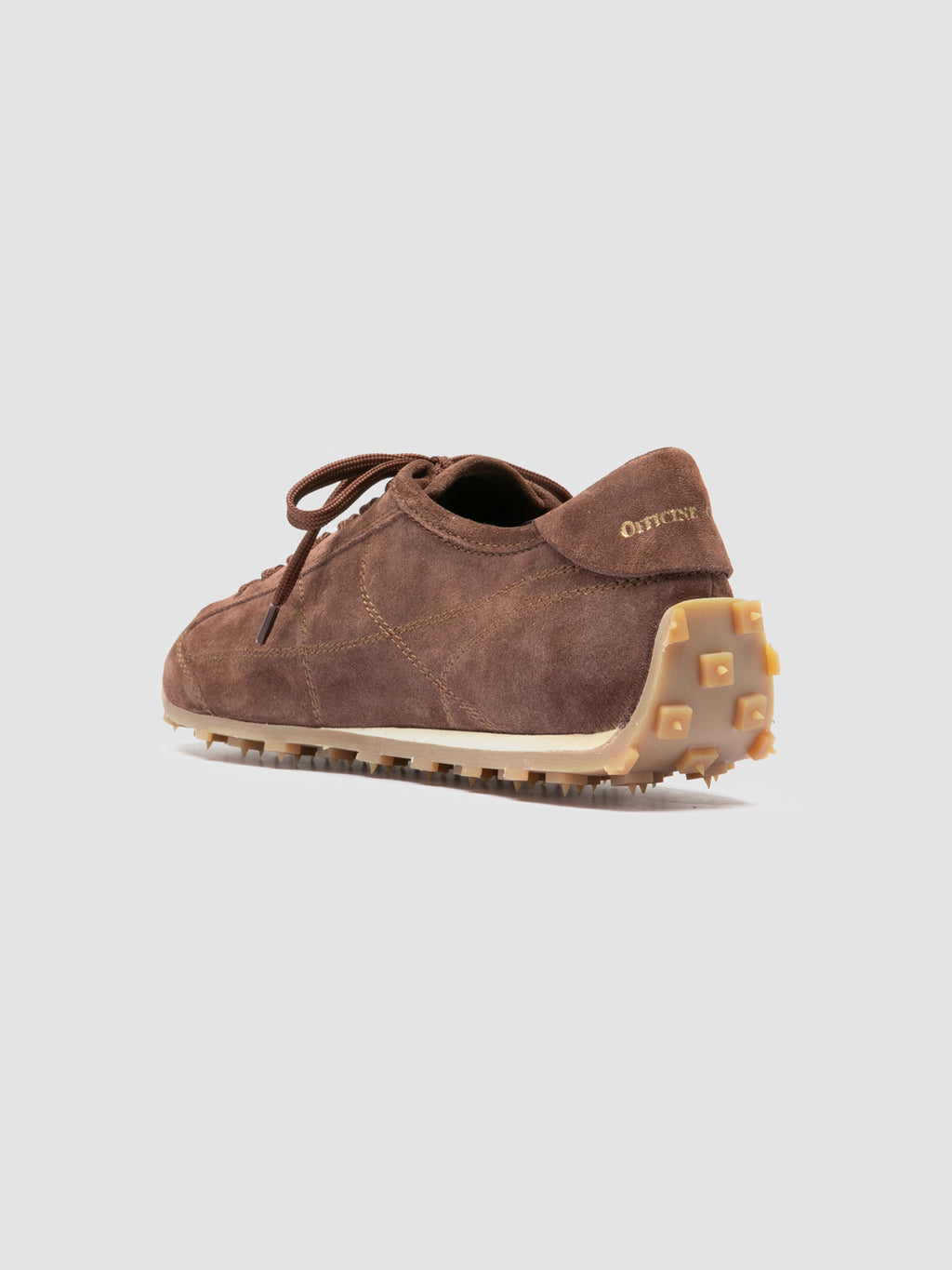 JARRED 101 - Sneaker Basse in Pelle Scamosciata Marrone - image 4,side view