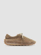 JARRED 101 - Sneaker Basse in Pelle Scamosciata Color Tortora