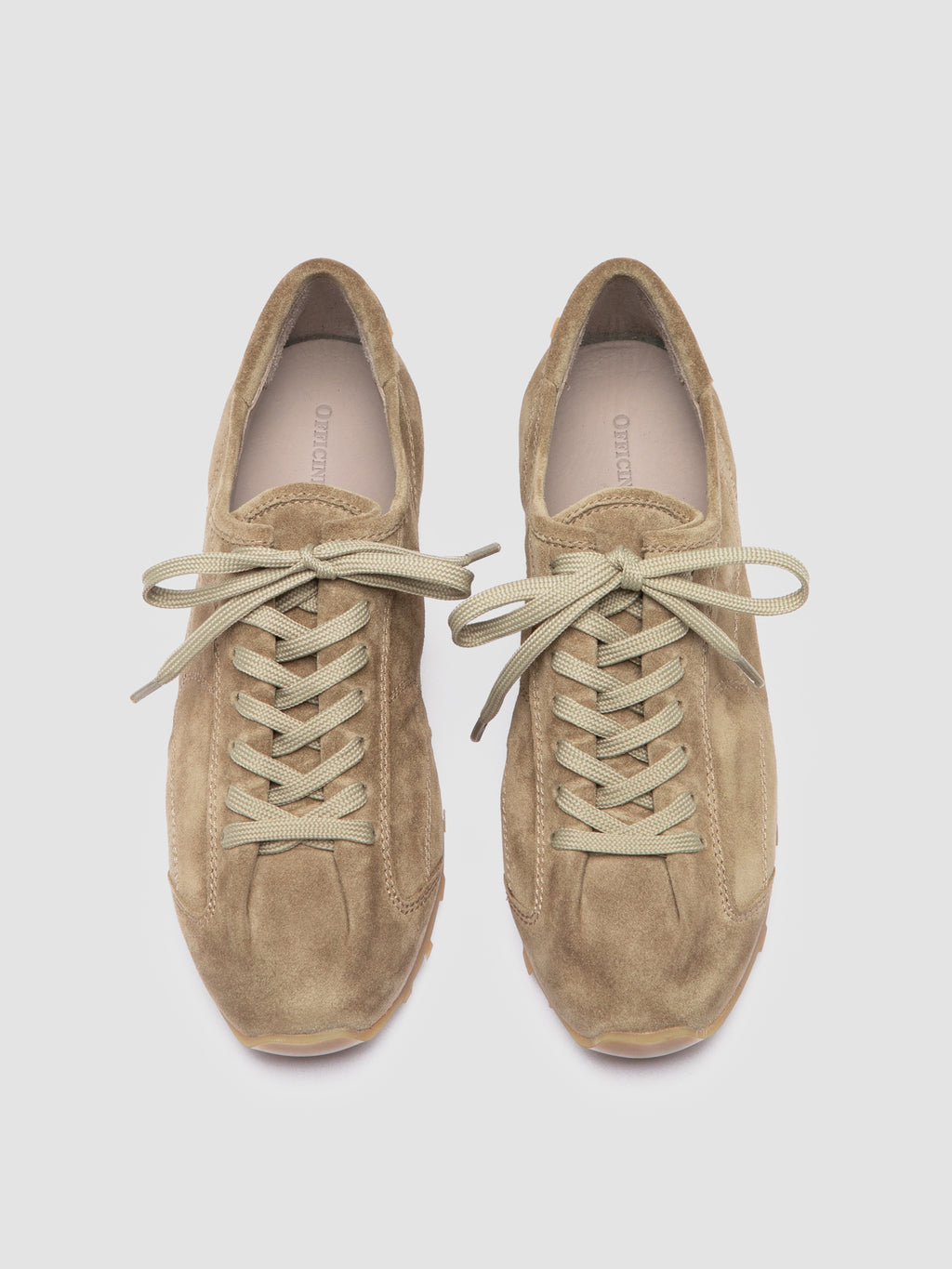 JARRED 101 - Taupe Suede Low-Top Sneakers - image 2,side view