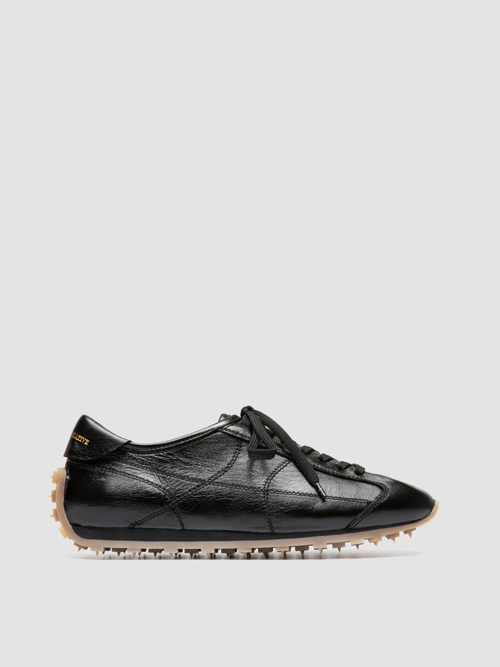 JARRED 102 W - Sneaker Basse in Pelle Nera - image 1,side view