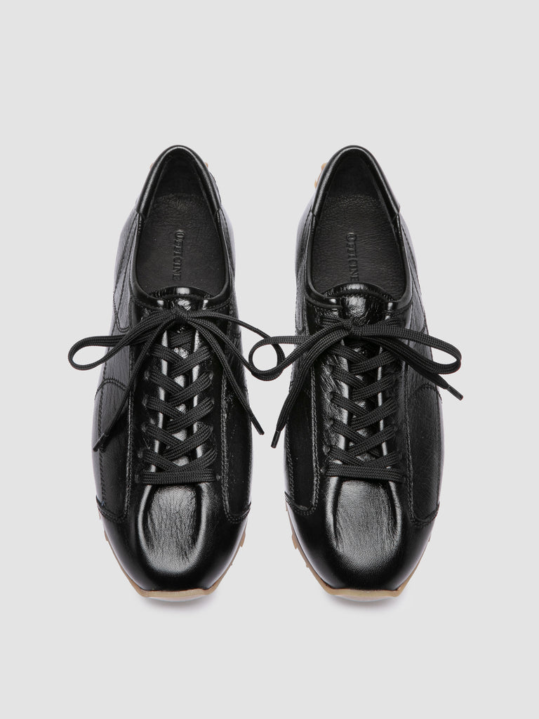 JARRED 102 W - Sneaker Basse in Pelle Nera