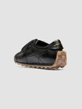 JARRED 102 W - Sneaker Basse in Pelle Nera - thumb image 4,side view