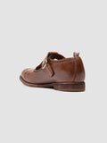 KALLIOPI 004 - Scarpe con Cinturino a T in Pelle Marrone - thumb image 4,side view