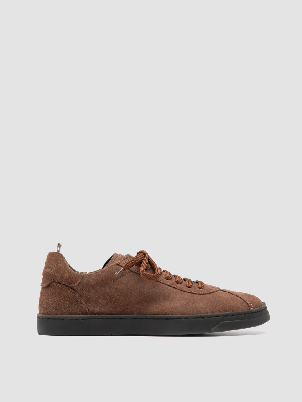 KARMA 101 - Brown Suede Low Top Sneakers - image 1,side view