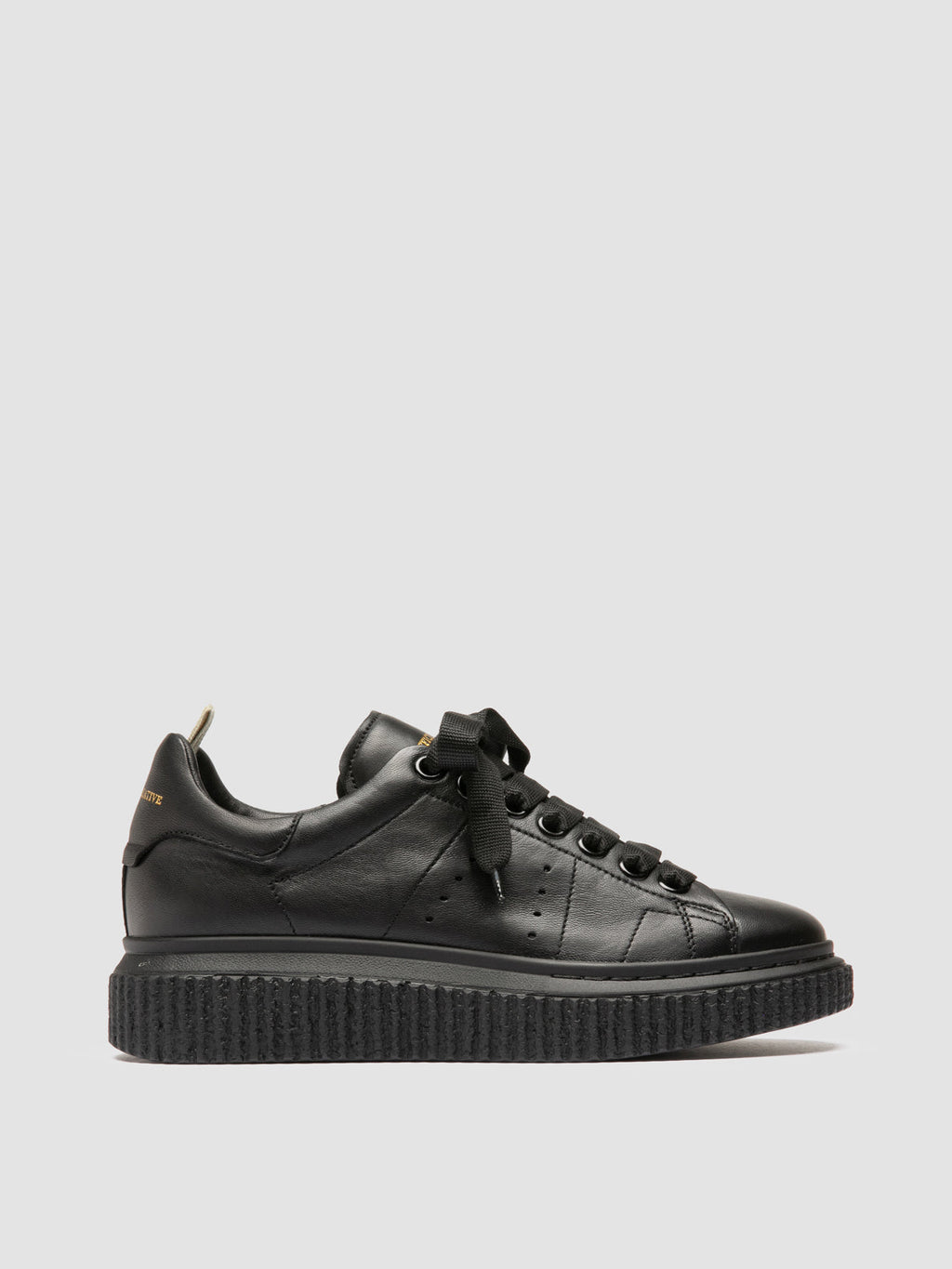 KRACE 118 - Black Leather Sneakers
