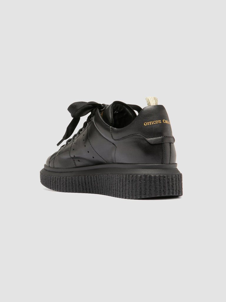 KRACE 118 - Black Leather Sneakers