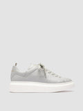 KRACE 129 - Grey Leather Sneakers