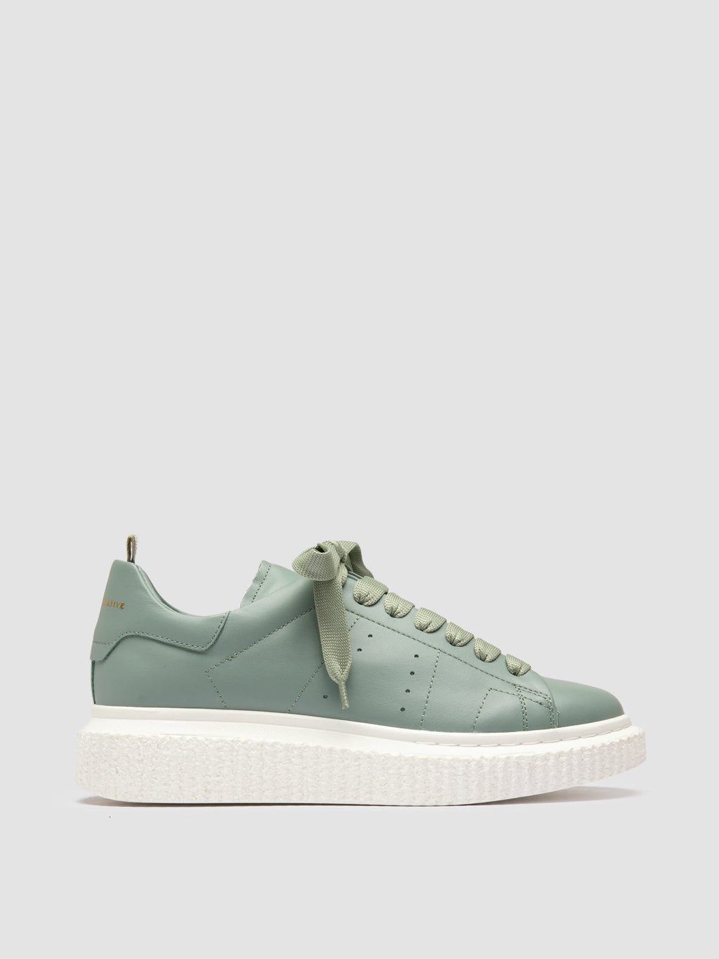 KRACE 129 - Green Leather Sneakers