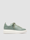KRACE 129 - Green Leather Sneakers