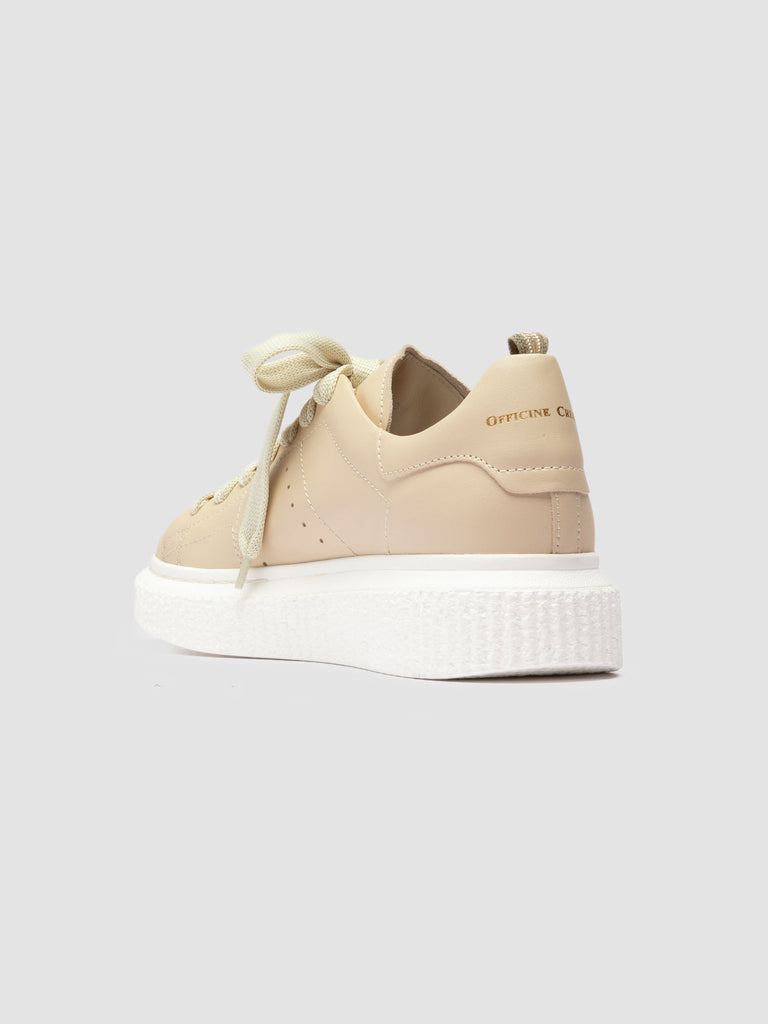 KRACE 129 - Ivory Leather Sneakers