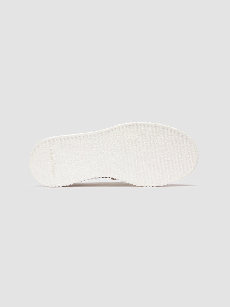 KRACE 129 - Ivory Leather Sneakers