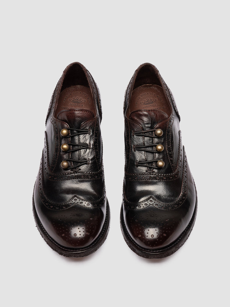 LEXIKON 155 - Scarpe Oxford in Pelle Nera