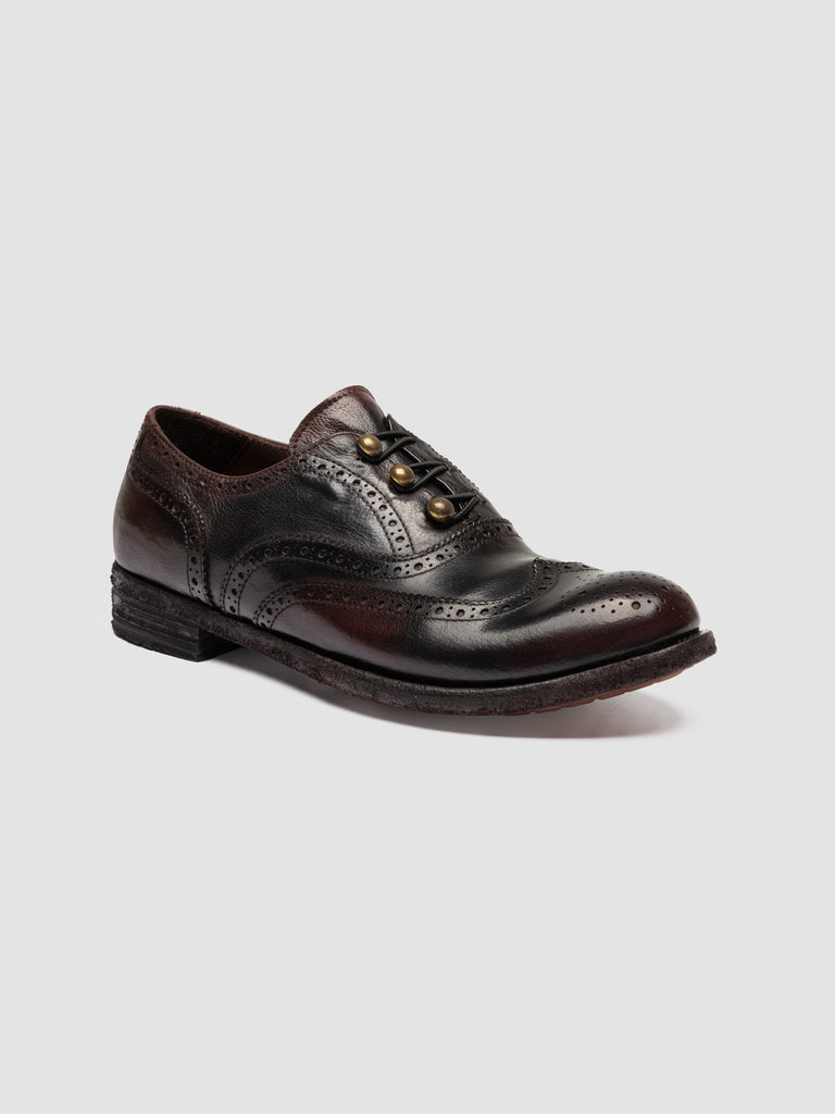 LEXIKON 155 - Scarpe Oxford in Pelle Nera