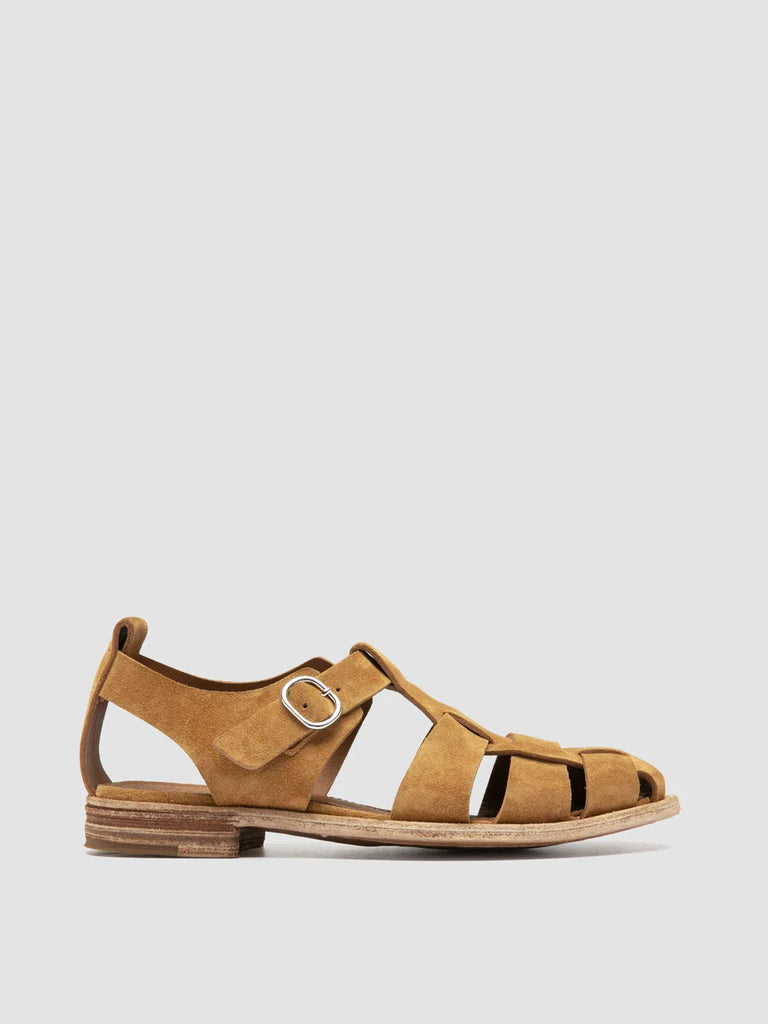 LEXIKON 536 - Beige Suede Sandals