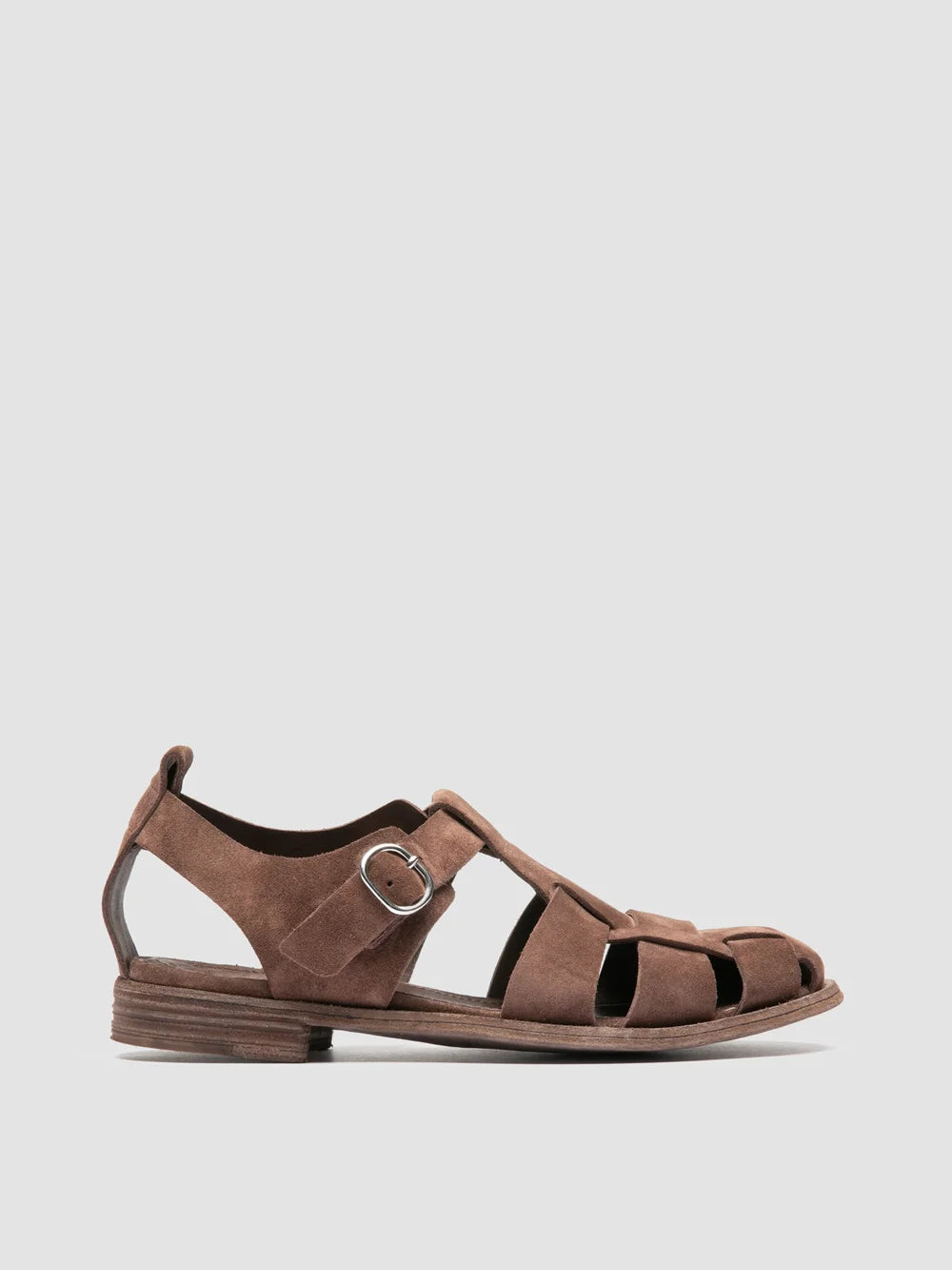 LEXIKON 536 - Brown Suede Sandals - image 1,side view
