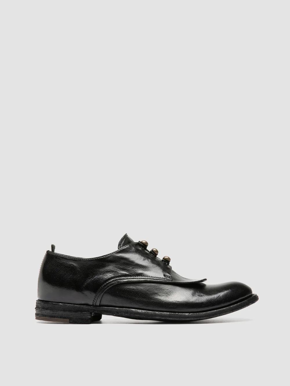 LEXIKON 554 - Scarpe Derby in Pelle Nera - image 1,side view