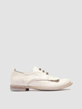 LEXIKON 554 - White Leather Derby Shoes - thumb image 1,side view