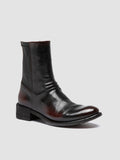 LISON 041 - Stivaletti in Pelle  Bordeaux - thumb image 3,side view