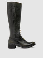 LISON 070 - Stivali con Zip in Pelle Marrone