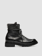 LORAINE 033 - Stivali con Zip in Pelle Nera