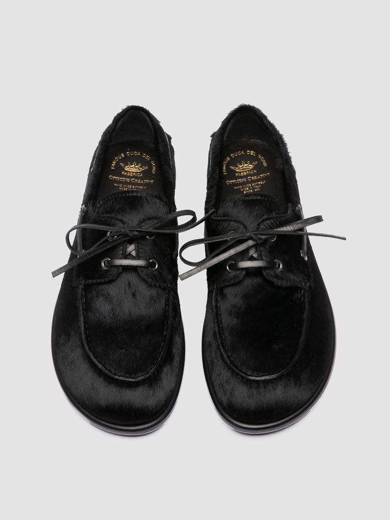 LOVE 101 - Scarpe da Barca in Pelle Nera