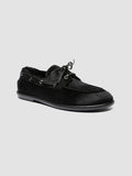 LOVE 101 - Scarpe da Barca in Pelle Nera - thumb image 3,side view