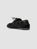 LOVE 101 - Scarpe da Barca in Pelle Nera - thumb image 4,side view