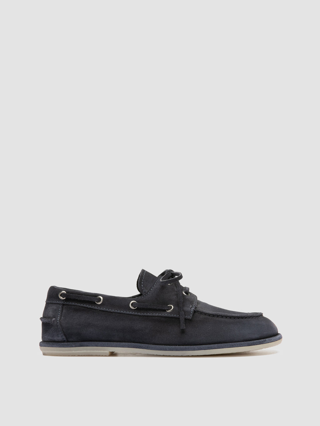 LOVE 101 - Scarpe da Barca in Pelle Scamosciata Blu - image 1,side view
