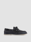 LOVE 101 - Scarpe da Barca in Pelle Scamosciata Blu - thumb image 1,side view