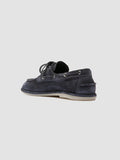 LOVE 101 - Scarpe da Barca in Pelle Scamosciata Blu - thumb image 4,side view
