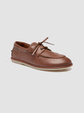 LOVE 101 - Scarpe da Barca in Pelle Marrone - thumb image 3,side view