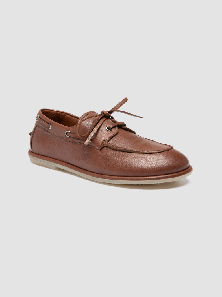 LOVE 101 - Scarpe da Barca in Pelle Marrone