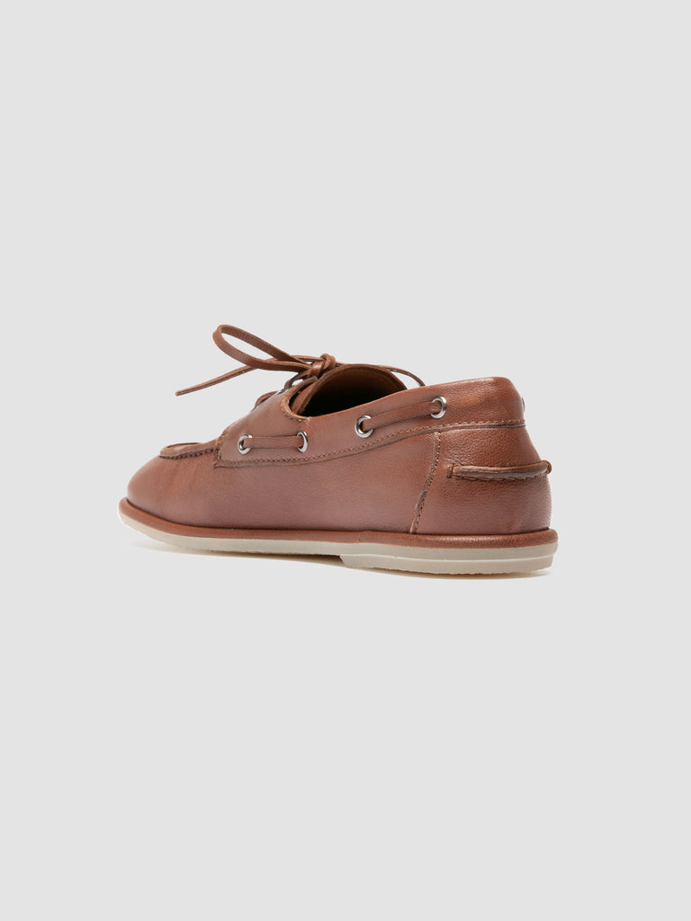 LOVE 101 - Scarpe da Barca in Pelle Marrone
