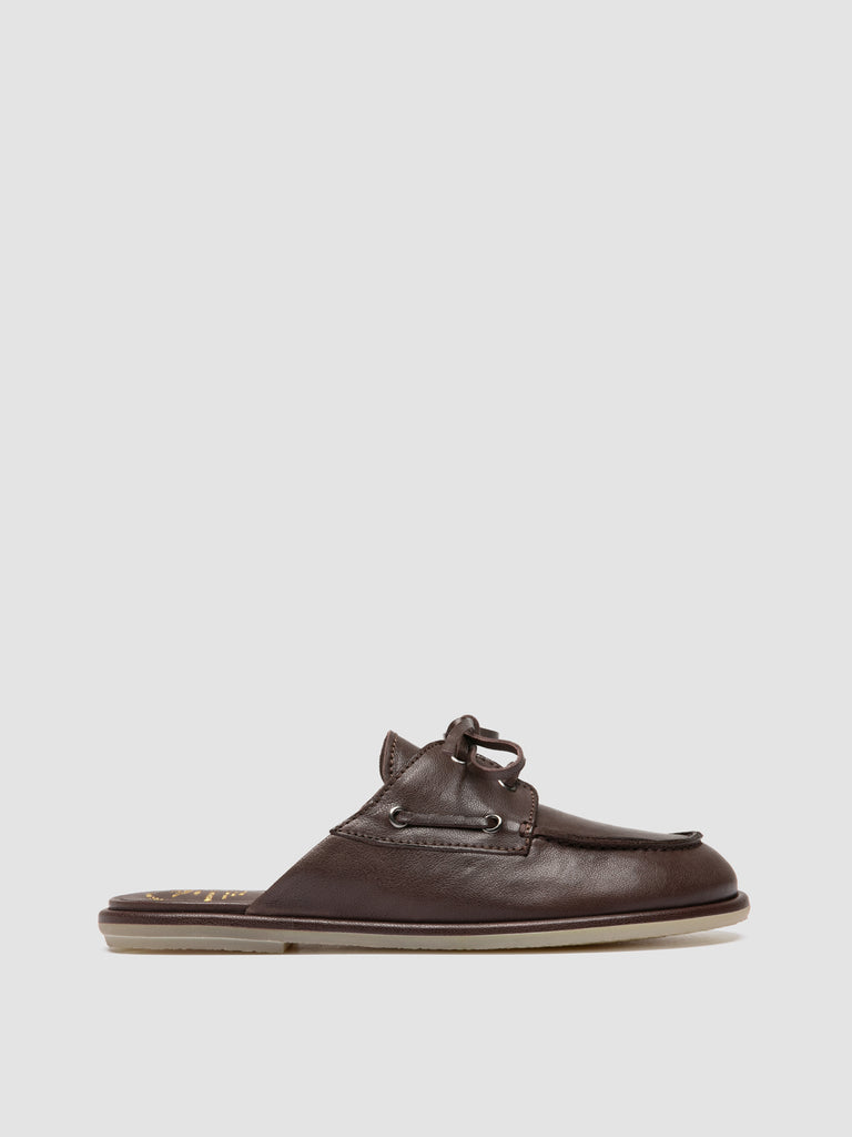 LOVE 106 - Sandali Mule in Pelle Marrone