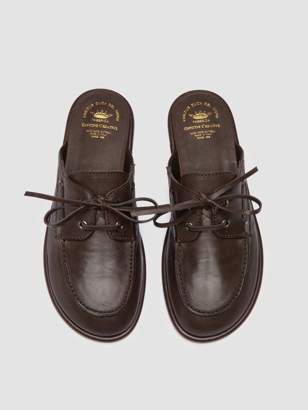 LOVE 106 - Sandali Mule in Pelle Marrone - image 2