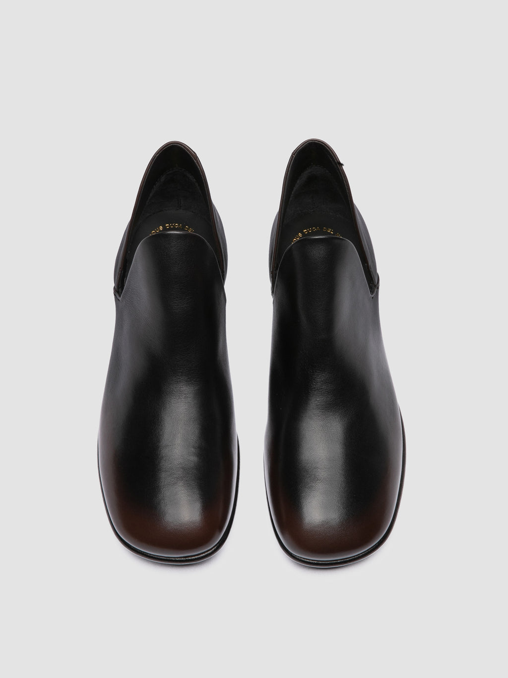 MADGE 003 - Black Leather Pull On Boots - image 2,side view