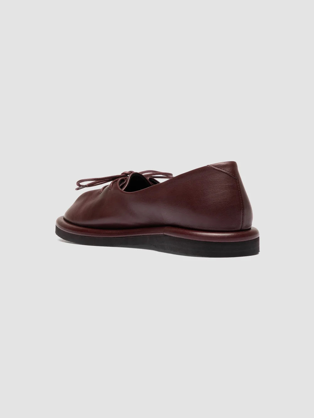 MARJORY 104 - Ballerine in Pelle Bordeaux - image 4,side view