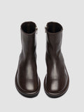MARJORY 106 - Stivali con Zip in Pelle Marrone - thumb image 2,side view