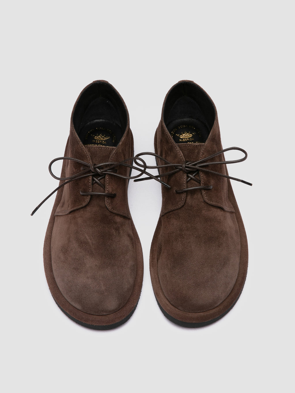 MARJORY 108 - Stivali Chukka in Pelle Scamosciata Marrone - image 2,side view