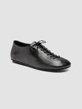 MEREDITH 004 - Scarpe Derby in Pelle Nera - thumb image 3,side view