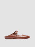 MEREDITH 005 - Sandali Mule in Pelle Marrone