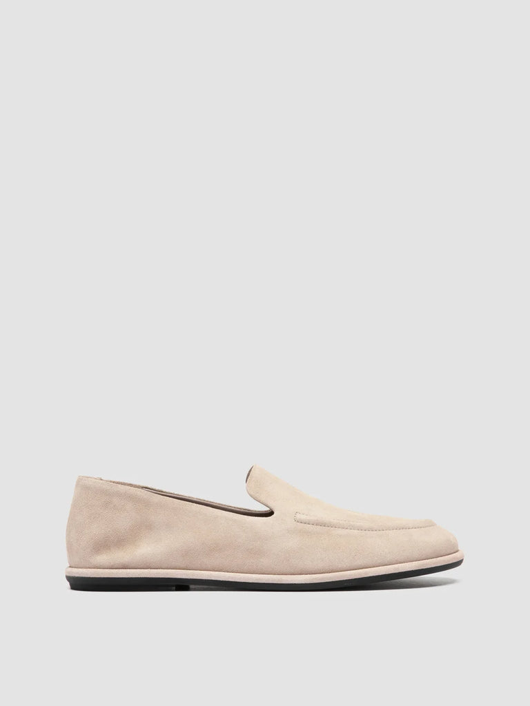 MIENNE 101 - Ivory Suede Loafers