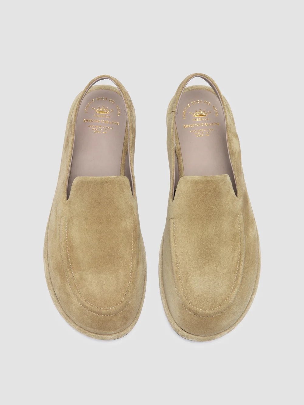 MIENNE 116 - Sandali Slingback in Pelle Scamosciata Marrone - image 2,side view
