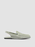 MIENNE 116 - Sandali Slingback in Pelle Scamosciata Verde - thumb image 1,side view