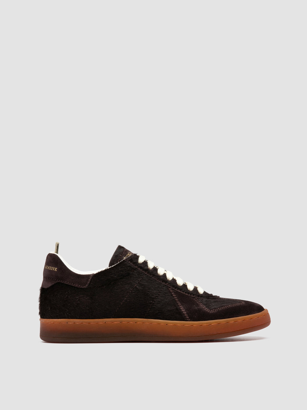 MILITIA 101 - Burgundy Leather Sneakers - image 1,side view