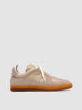 MILITIA 102 - Beige Leather and Suede Sneakers - thumb image 1,side view