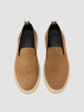 MUSKRAT 107 - Sneaker in Pelle Scamosciata Beige - thumb image 2,side view